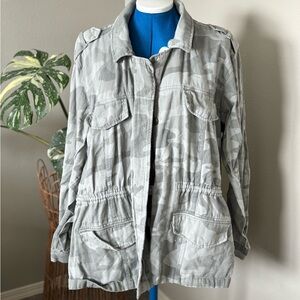 Maurices Gray Camouflage Women's Jacket